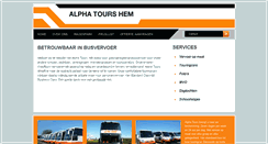 Desktop Screenshot of alphatours.nl